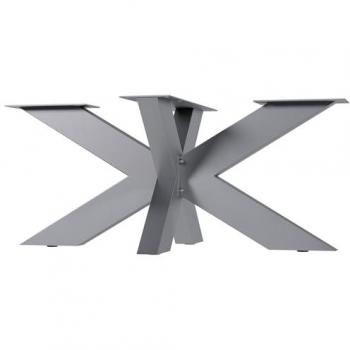 Base para mesa Duncan de acero inoxidable 98x58x43 cm, diseño moderno y robusto