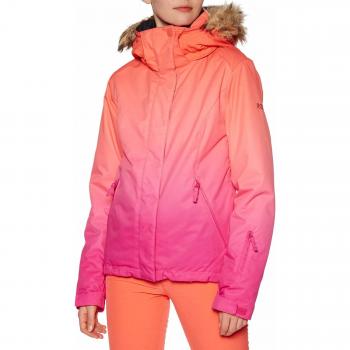 Roxy Jet Ski Se - Chaqueta Para Nieve Para Mujer Chaqueta Para Nieve, Mujer, beetroot pink prado gradient, L