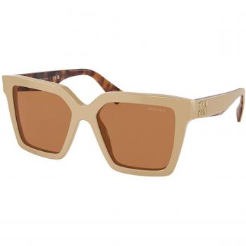 Miu Miu MU03YSF Asian Fit 10H2Z1 Women's Sunglasses Brown Size 54