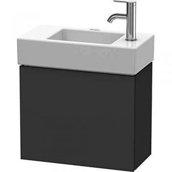 Mueble Bajo Lavabo Duravit L-Cube 48x24x40cm, Suspendido, Apertura Izquierda, Grafito Mate