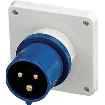 Mennekes 16A CEE Mounted Plug 3-Pin 6-Hour Connector