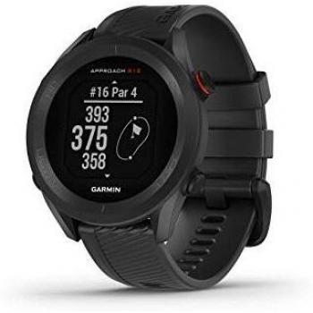 Reloj deportivo inteligente Garmin Approach S12 para golf, color negro