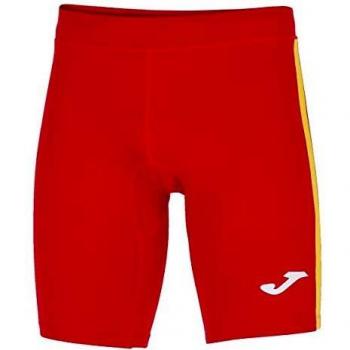 Joma Elite Short Running, Niños, Rojo-Amarillo, 4XS-3XS