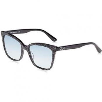 Karl Lagerfeld KL988S Women's Sunglasses, Black Glitter, Acetate Frame, One Size