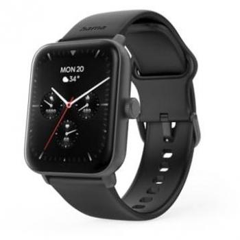 Smartwatch Hama 6010, Pantalla Táctil de 1,65, GPS, Función de Llamadas, Resistente al Agua IP68, Negro