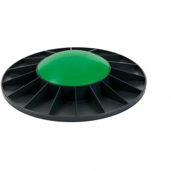 TOGU - Plataforma de Equilibrio Negro Level 2, Schwarz mit grün Talla:40x9,5 cm