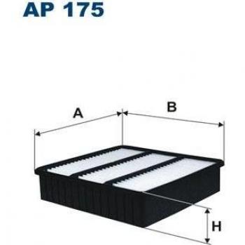 Filtro de aire FILTRON AP 175 - Filtro de aire para vehículos, diseñado para proporcionar una óptima filtración del aire que ingresa al motor, compatible con diversas marcas y modelos, fabricado con materiales de alta calidad para asegurar dur