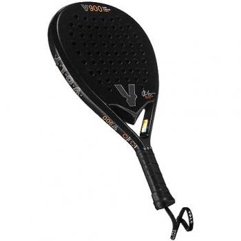 Volt Padel Pala De Pádel 900 V23 - Pala de pádel, tecnología avanzada, diseño aerodinámico, superficie rugosa para mayor efecto en golpes, núcleo de goma EVA para mejor amortiguación y control, peso