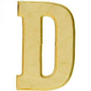 MPI Abedul Báltico Universidad Letra Letras y números, 12,7 cm, Letter-d