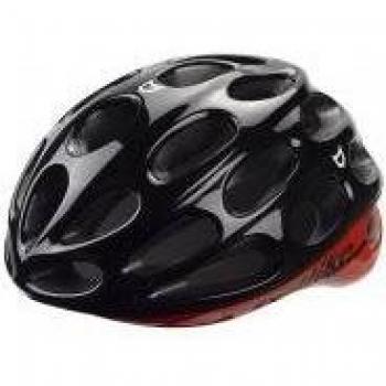 Catlike Olula Casco de Ciclismo, Unisex Adulto, Negro/Rojo, M/57-59 cm