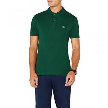 Lacoste Slim Fit Short Sleeve Polo Shirt in Green, Model PH4012