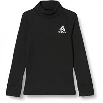 Camiseta interior térmica de manga larga para niño Odlo Active Warm Eco color negro 140