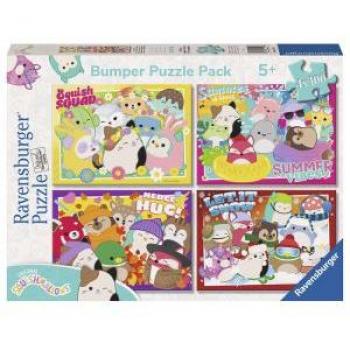 Ravensburger Puzzle Infantil Squishmallows Bumper 4x100 Piezas