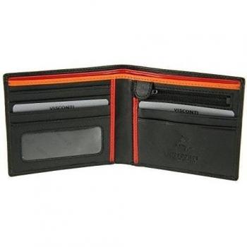 Visconti - Cartera para hombre , rojo/naranja