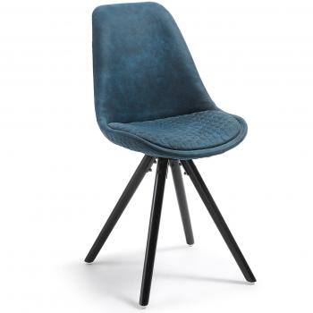 Kavehome Silla Ralf, azul marino