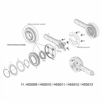 Truvativ Left and Right Hand - Biela para Bicicleta