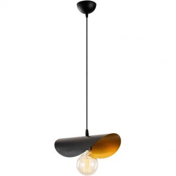 Lámpara Colgante Sivani MR-830 1 Luz Negro/Dorado