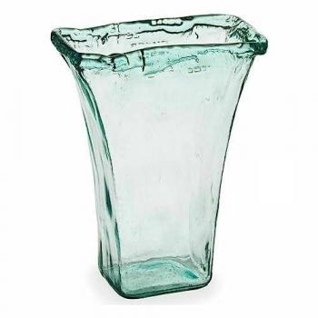 Jarrón de Cristal Transparente 27 x 34,5 x 14 cm (2 Unidades)