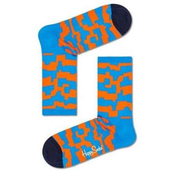 Calcetines Crew 3/4 Pixled Clouds de Happy Socks - Suave Tejido, Talla 36-40, Multicolor, Unisex Adulto