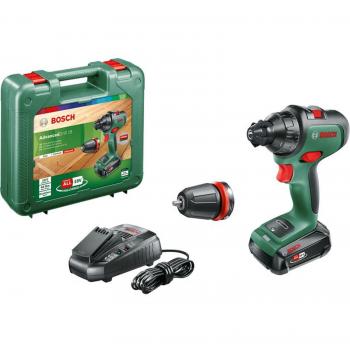 Taladro atornillador BOSCH AdvancedDrill 18, 18 V, 36 Nm, incluye cargador de batería de 2,5 Ah