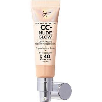 IT Cosmetics CC+ Nude Glow Lightweight Foundation with SPF 40 - Light Medium