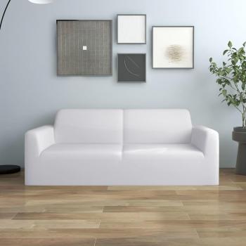 Funda Elástica de Sillón de 2 Plazas Poliéster Jersey Color Antracita, Blanco, Crema y más