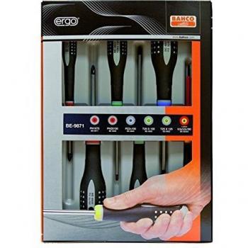 Bahco BE-9871 - Juego Destornillador Es Ergo6 Piezas.