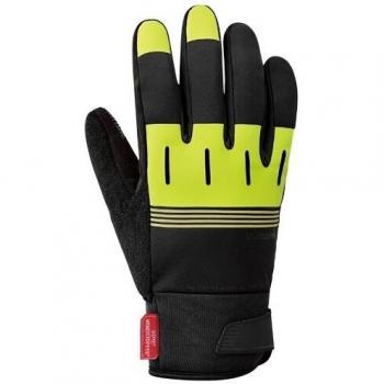 SHIMANO SH Windst Term T Guantes, Hombre, Amarillo