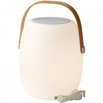 Lámpara de mesa LED Altavoz Kaemingk 895196, blanco cálido, exterior