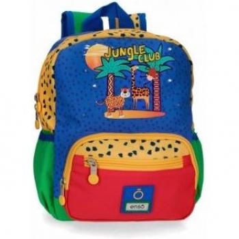 Mochila pequeña Enso Jungle Club adaptable