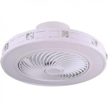 Ventilador de Techo Led Bel Air Kairos 72W 50 cm con 5 Aspas, 3 Velocidades y Mando a Distancia, Luz LED Ajustable 3000K-4000K-6000