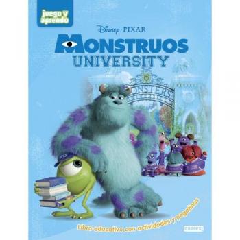 Monstruos University: Libro educativo con actividades y pegatinas
