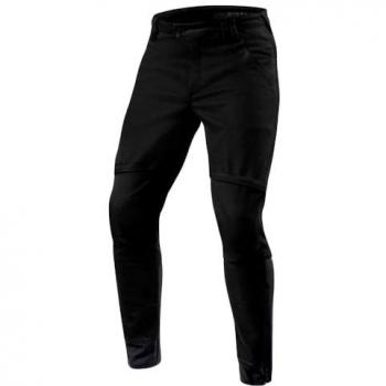 REV'IT! Vaqueros de Moto Thorium TF Negros - Pantalones textiles para motocicleta, color negro, talla 30