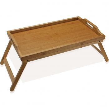 Bandeja de Cama Plegable Versa Madera Bambú 30 x 23 x 50 cm