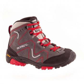 Boreal - Botas de montaña infantiles Aspen gris rojo talla 28
