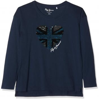 Pepe Jeans JIN JR PG501964, Camiseta para Niñas, Azul