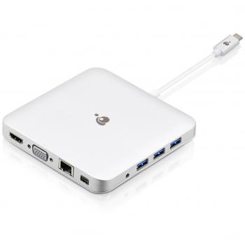 IOGear USB-C Aluminum Hub Docking Station with Power Delivery