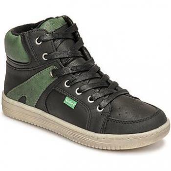 Kickers Children's Sneakers LOWELL 739353 Black/Green