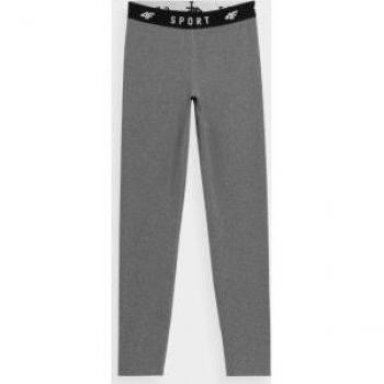 Leggings 4F SPDF351 Gris Medio Melange L Mujer
