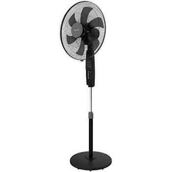 Cecotec Ventilador de Pie con Mando a Distancia y Temporizador EnergySilence 610 MaxFlow Control. 70 W, 18 Pulgadas