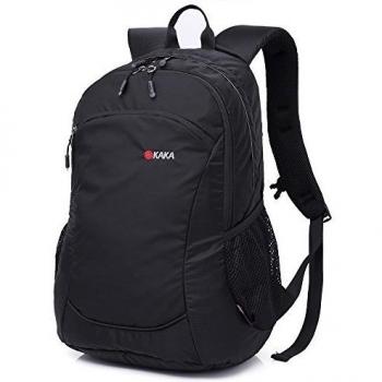 ukglobe Mochila de Senderismo para Viajes Excursiones Acampadas Negro