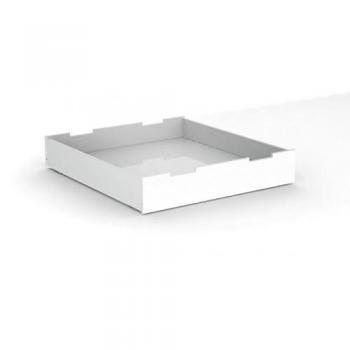 Cajón de almacenaje Nube MDF Blanco 18.5x92x100cm