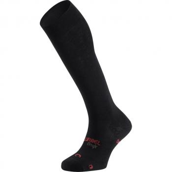 Calcetines térmicos de montaña unisex Lurbel Liner Six negro/rojo EU 35-38
