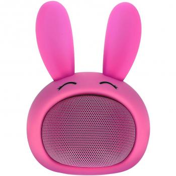 Altavoz Bluetooth Rosa Conejo Luminoso 3W 3h Autonomía