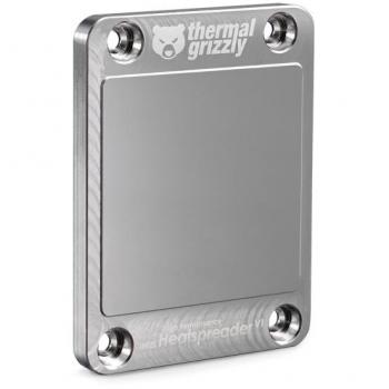 Thermal Grizzly Heatspreader de alto rendimiento para Intel - Difusor térmico de alto rendimiento para CPU Intel - Superficie de precisión fresada con diamante y niquelada