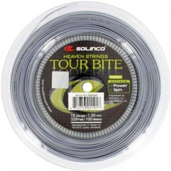 Solinco Tour Bite 16g Tennis String - Grey (100m Mini Reel)