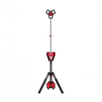 Torre Faro LED Multidireccional Milwaukee M18 HOSALC-0, 6000 Lúmenes, 18V, Sin Batería ni Cargador