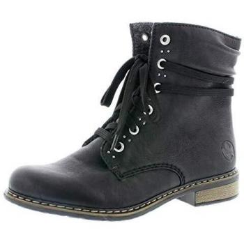 Botines de cordones Rieker negros para dama - Talla 39