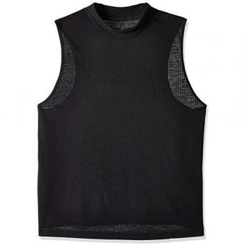 Nike W NK Dry Top SS Crop Burnout T-Shirt, Mujer, Oil Grey/Black, M