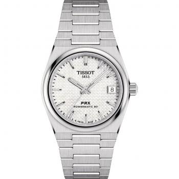 Tissot PRX Powermatic 80 35mm Unisex Automatic Watch - White Dial, Size: One Size, Model T137.207.11.111.00